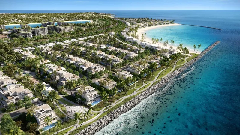 Nakheel render of Bay Villas, Dubai Islands