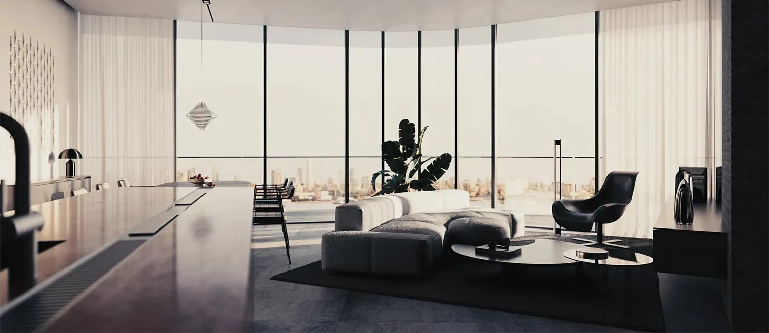 Reportage Properties render of BRABUS Island Villas, Al Raha Beach (4 of 6)