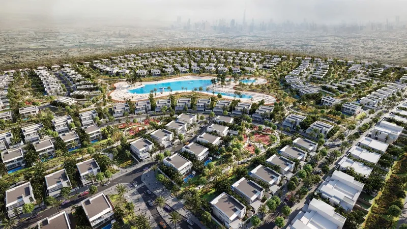 Nakheel render of District 11 Opal Gardens, Mohammed Bin Rashid City