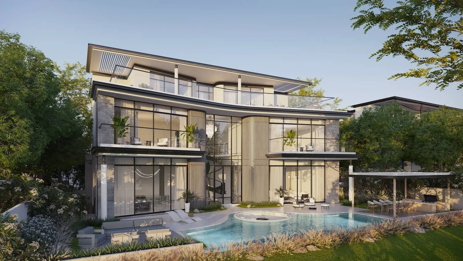 Taraf render of Karl Lagerfeld Villas, Mohammed Bin Rashid City (5 of 8)