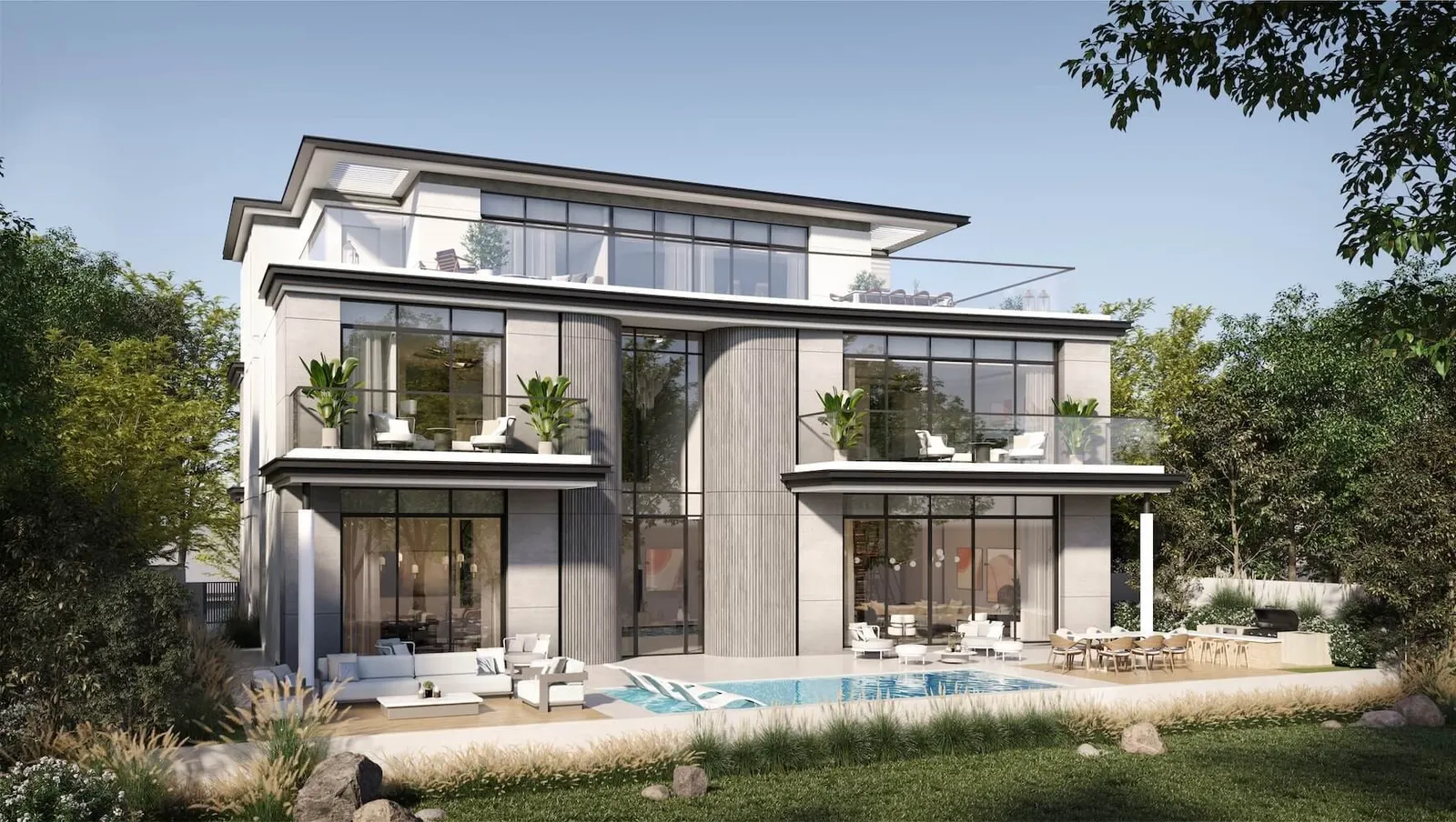 Taraf render of Karl Lagerfeld Villas, Mohammed Bin Rashid City (6 of 8)