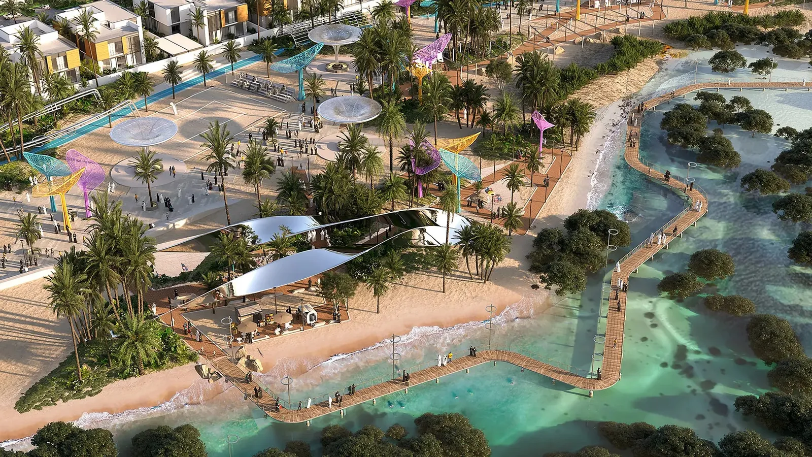 Aldar Properties render of Saadiyat Lagoons, Saadiyat Island (2 of 4)